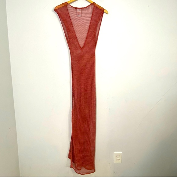 ViX Kimmy Long Coverup Paula Hermanny Dress Open Knit - Picture 14 of 14